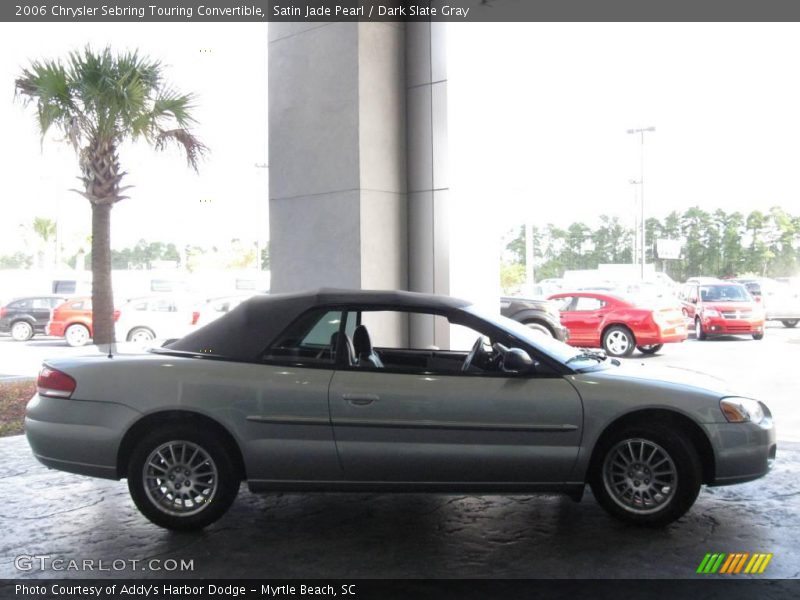 Satin Jade Pearl / Dark Slate Gray 2006 Chrysler Sebring Touring Convertible