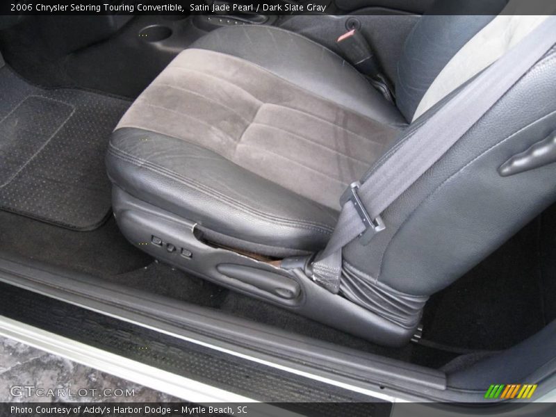 Satin Jade Pearl / Dark Slate Gray 2006 Chrysler Sebring Touring Convertible