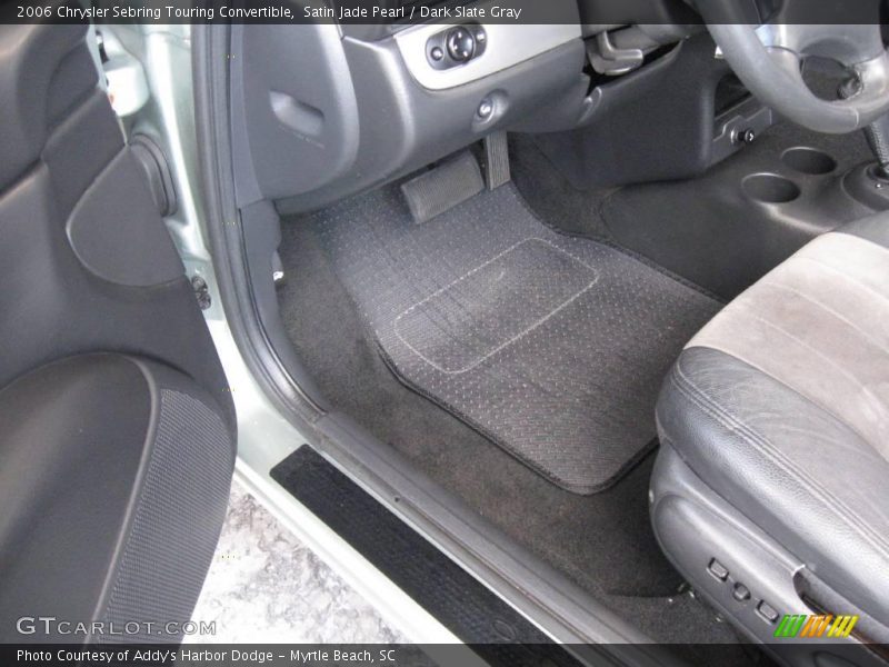 Satin Jade Pearl / Dark Slate Gray 2006 Chrysler Sebring Touring Convertible