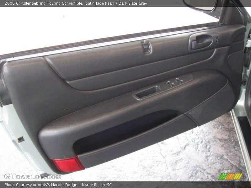 Satin Jade Pearl / Dark Slate Gray 2006 Chrysler Sebring Touring Convertible