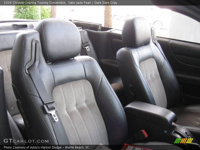 Satin Jade Pearl / Dark Slate Gray 2006 Chrysler Sebring Touring Convertible