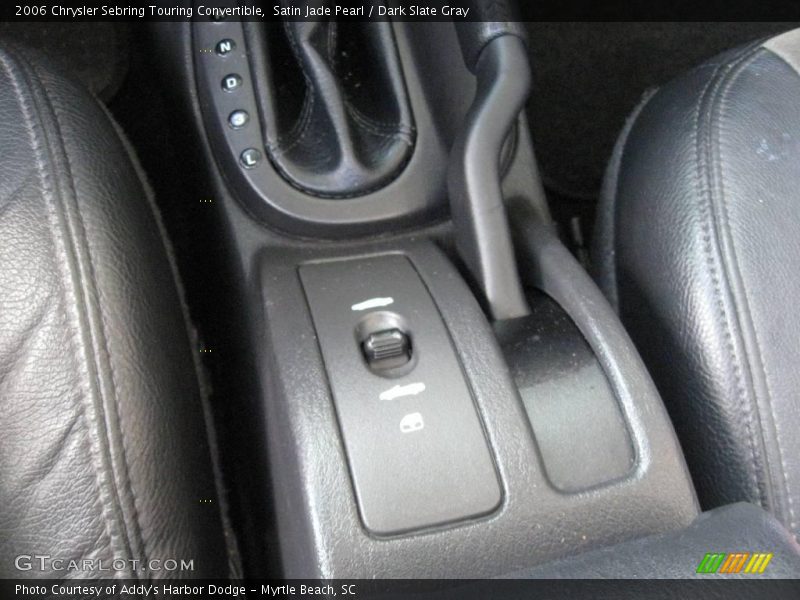 Satin Jade Pearl / Dark Slate Gray 2006 Chrysler Sebring Touring Convertible