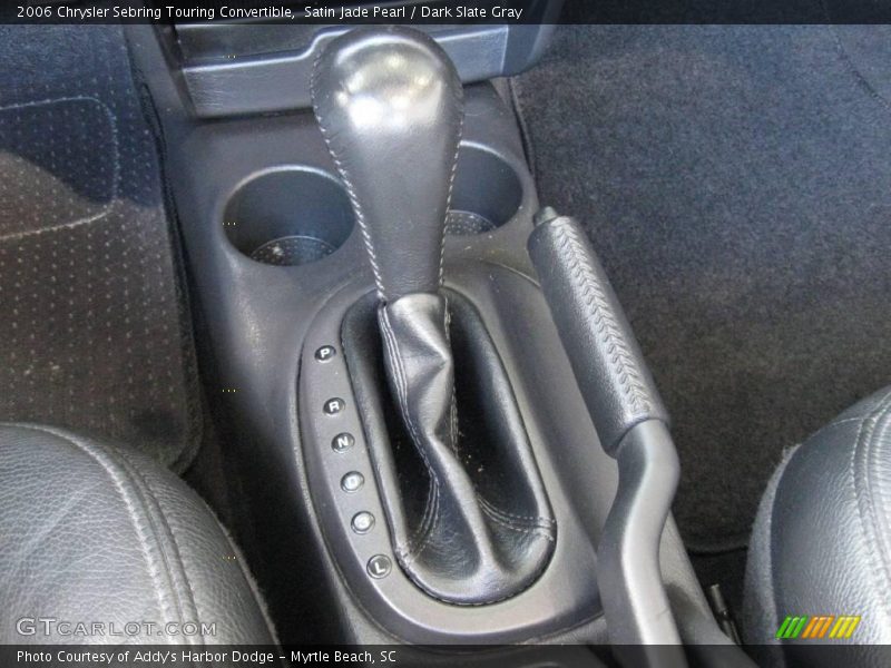 Satin Jade Pearl / Dark Slate Gray 2006 Chrysler Sebring Touring Convertible