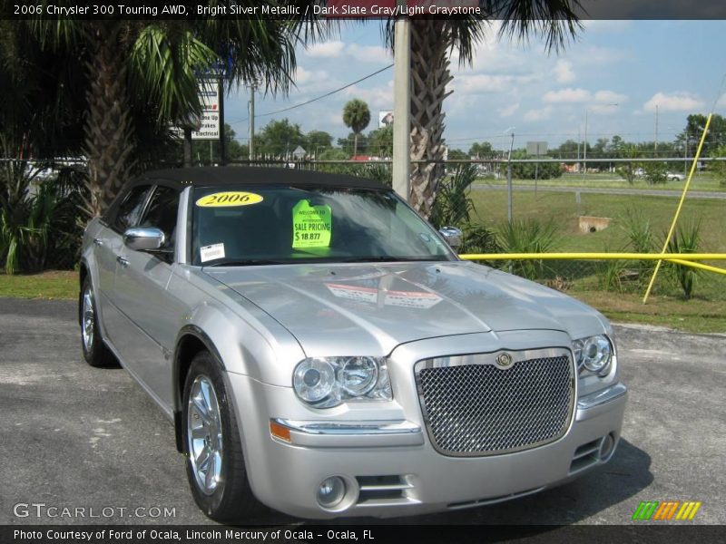 Bright Silver Metallic / Dark Slate Gray/Light Graystone 2006 Chrysler 300 Touring AWD