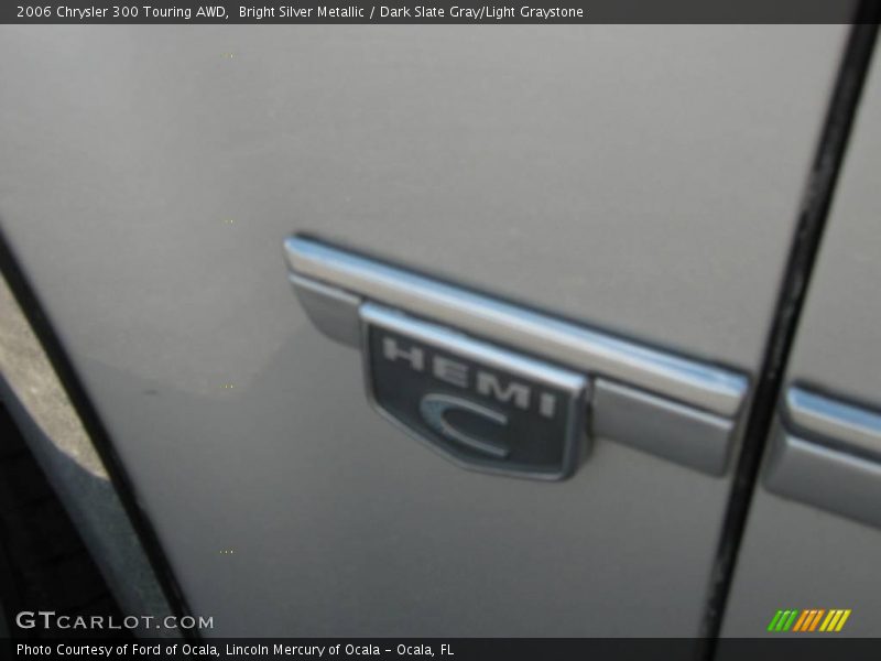 Bright Silver Metallic / Dark Slate Gray/Light Graystone 2006 Chrysler 300 Touring AWD