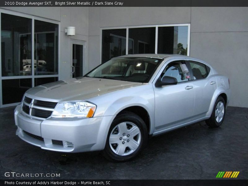 Bright Silver Metallic / Dark Slate Gray 2010 Dodge Avenger SXT