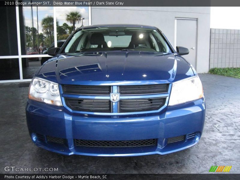 Deep Water Blue Pearl / Dark Slate Gray 2010 Dodge Avenger SXT