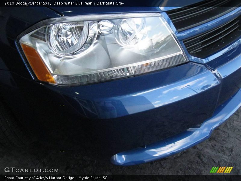 Deep Water Blue Pearl / Dark Slate Gray 2010 Dodge Avenger SXT