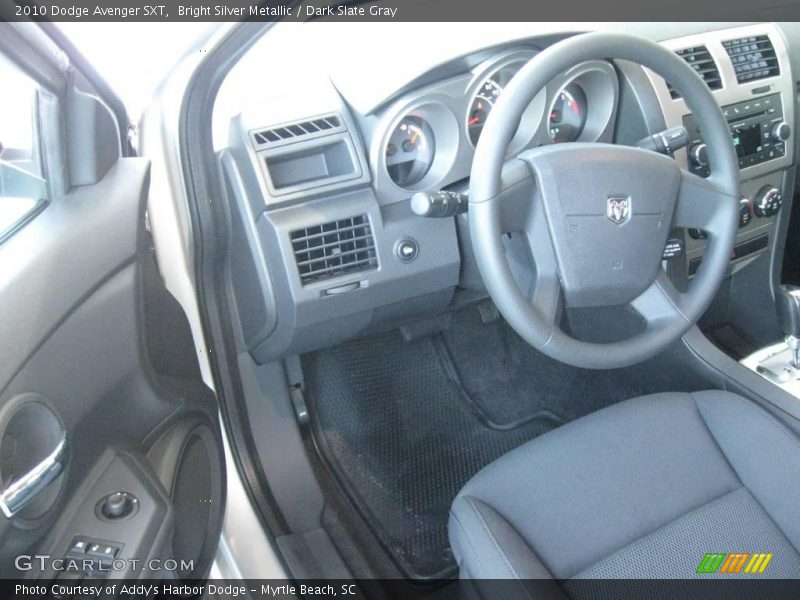 Bright Silver Metallic / Dark Slate Gray 2010 Dodge Avenger SXT