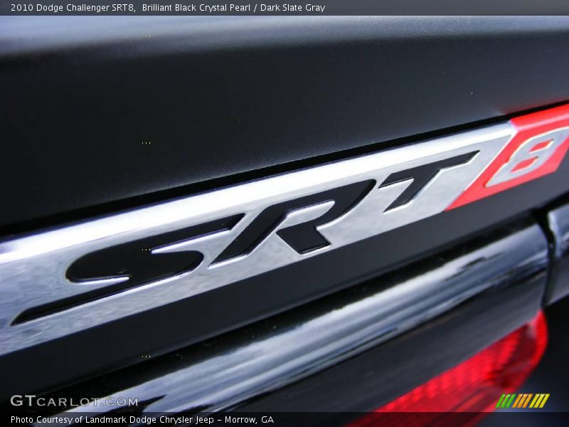 Brilliant Black Crystal Pearl / Dark Slate Gray 2010 Dodge Challenger SRT8