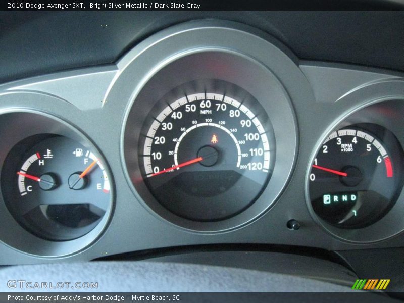 Bright Silver Metallic / Dark Slate Gray 2010 Dodge Avenger SXT
