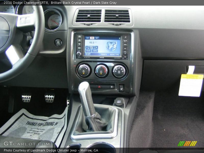 Brilliant Black Crystal Pearl / Dark Slate Gray 2010 Dodge Challenger SRT8