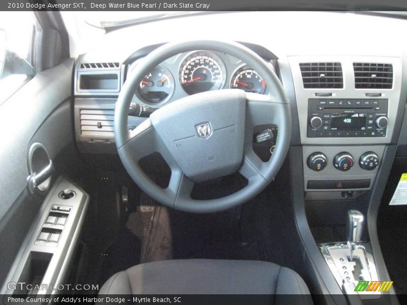 Deep Water Blue Pearl / Dark Slate Gray 2010 Dodge Avenger SXT