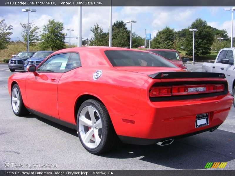 TorRed / Dark Slate Gray 2010 Dodge Challenger SRT8