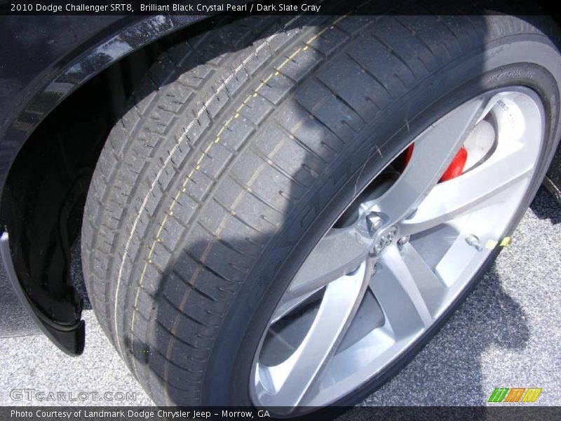 Brilliant Black Crystal Pearl / Dark Slate Gray 2010 Dodge Challenger SRT8