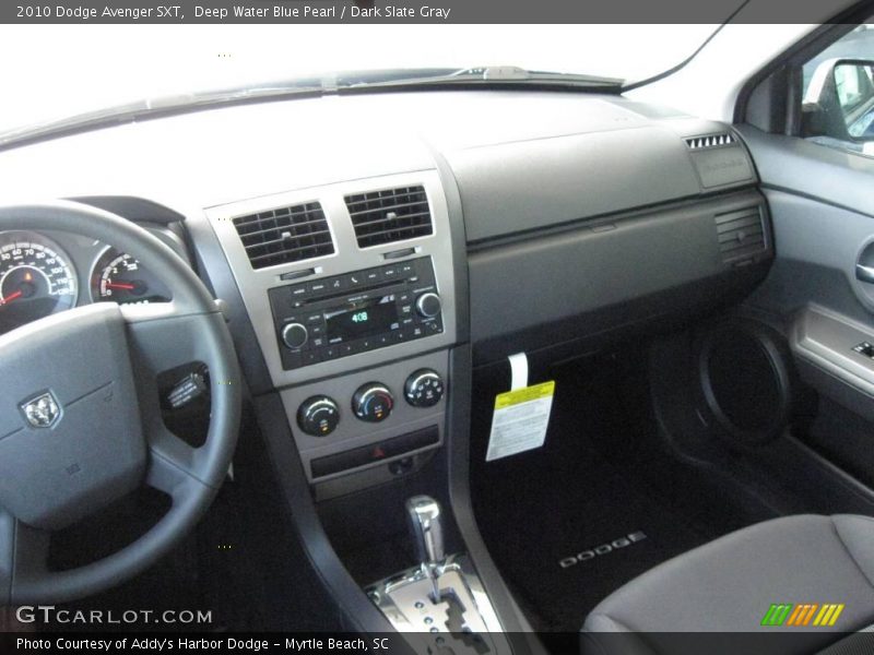 Deep Water Blue Pearl / Dark Slate Gray 2010 Dodge Avenger SXT