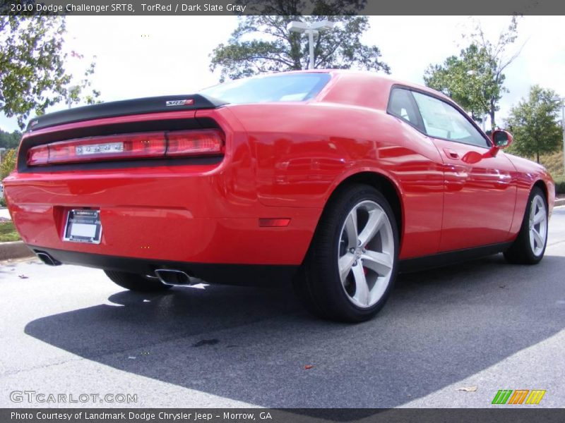 TorRed / Dark Slate Gray 2010 Dodge Challenger SRT8