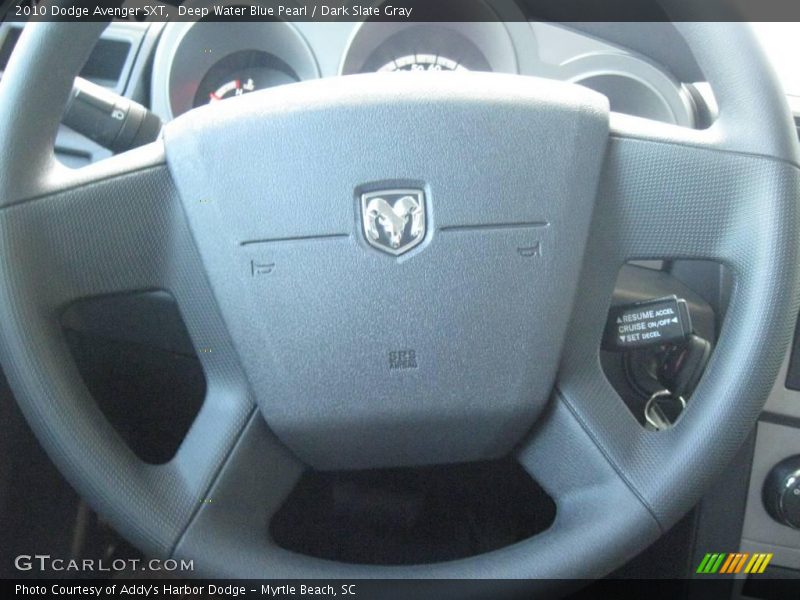 Deep Water Blue Pearl / Dark Slate Gray 2010 Dodge Avenger SXT