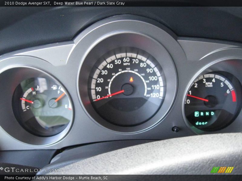 Deep Water Blue Pearl / Dark Slate Gray 2010 Dodge Avenger SXT