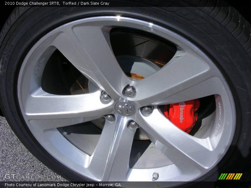 TorRed / Dark Slate Gray 2010 Dodge Challenger SRT8