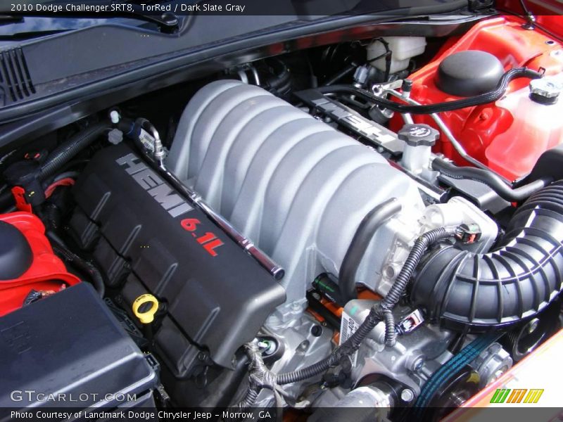 TorRed / Dark Slate Gray 2010 Dodge Challenger SRT8