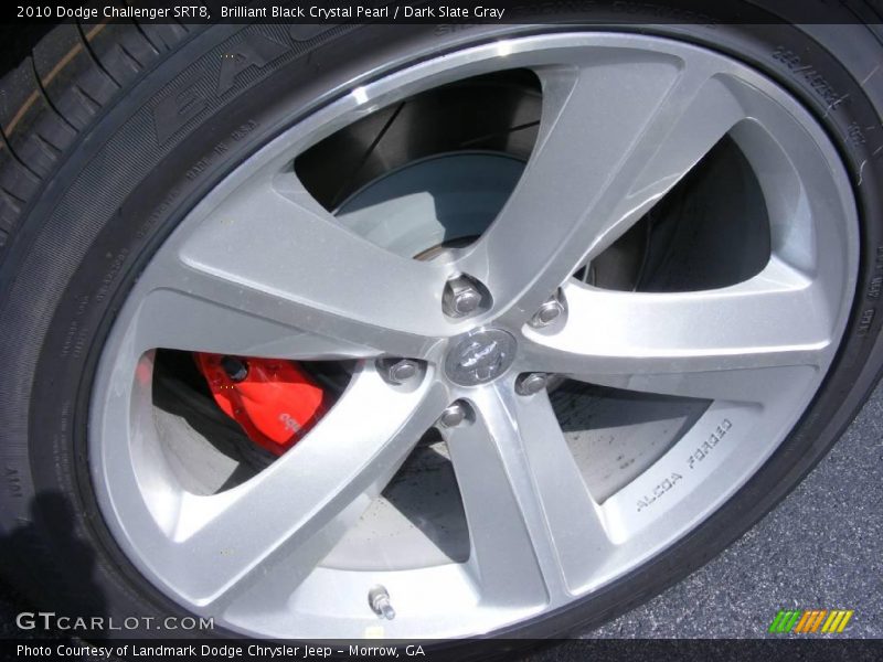Brilliant Black Crystal Pearl / Dark Slate Gray 2010 Dodge Challenger SRT8