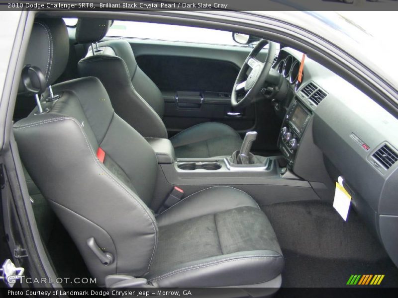 Brilliant Black Crystal Pearl / Dark Slate Gray 2010 Dodge Challenger SRT8