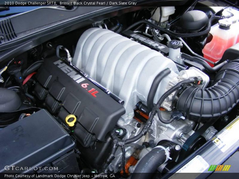 Brilliant Black Crystal Pearl / Dark Slate Gray 2010 Dodge Challenger SRT8