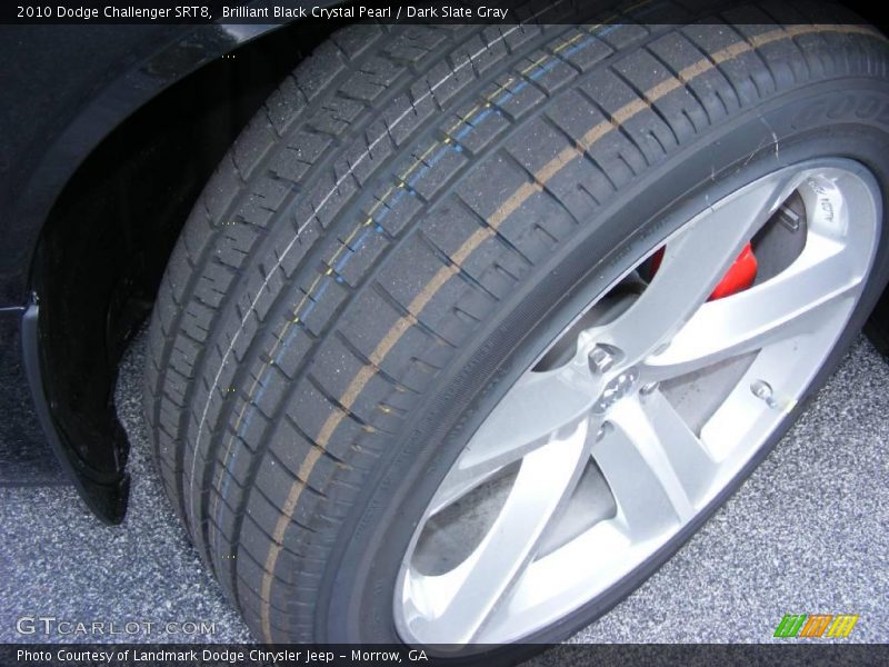 Brilliant Black Crystal Pearl / Dark Slate Gray 2010 Dodge Challenger SRT8