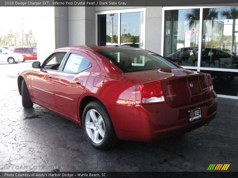 Inferno Red Crystal Pearl / Dark Slate Gray 2010 Dodge Charger SXT