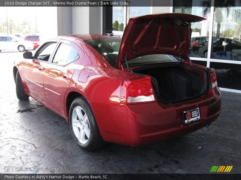 Inferno Red Crystal Pearl / Dark Slate Gray 2010 Dodge Charger SXT