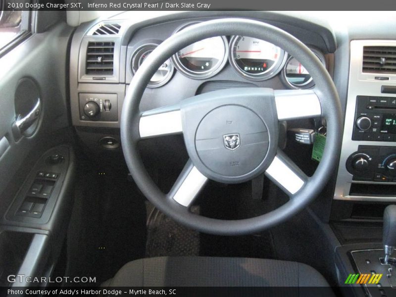 Inferno Red Crystal Pearl / Dark Slate Gray 2010 Dodge Charger SXT