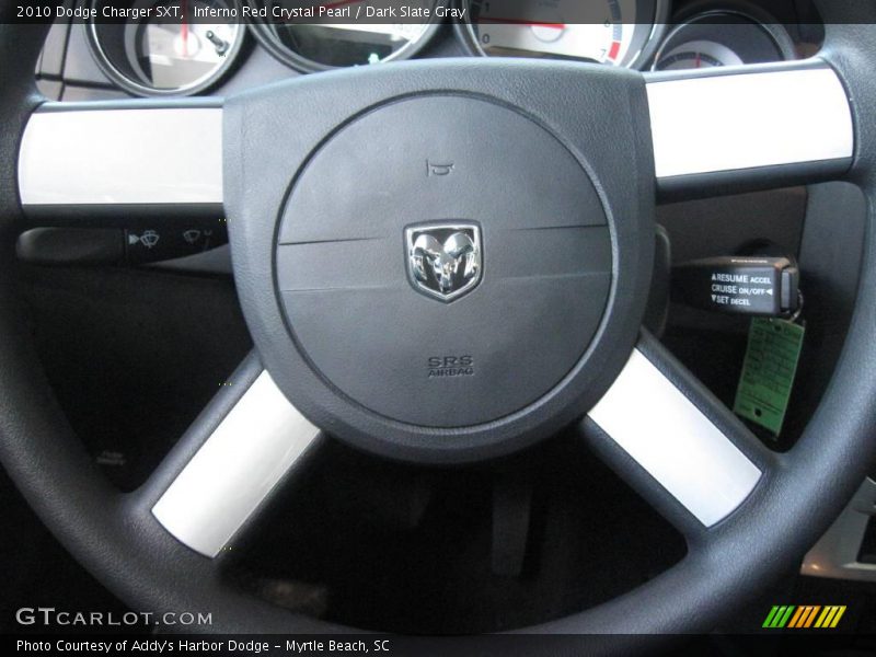 Inferno Red Crystal Pearl / Dark Slate Gray 2010 Dodge Charger SXT