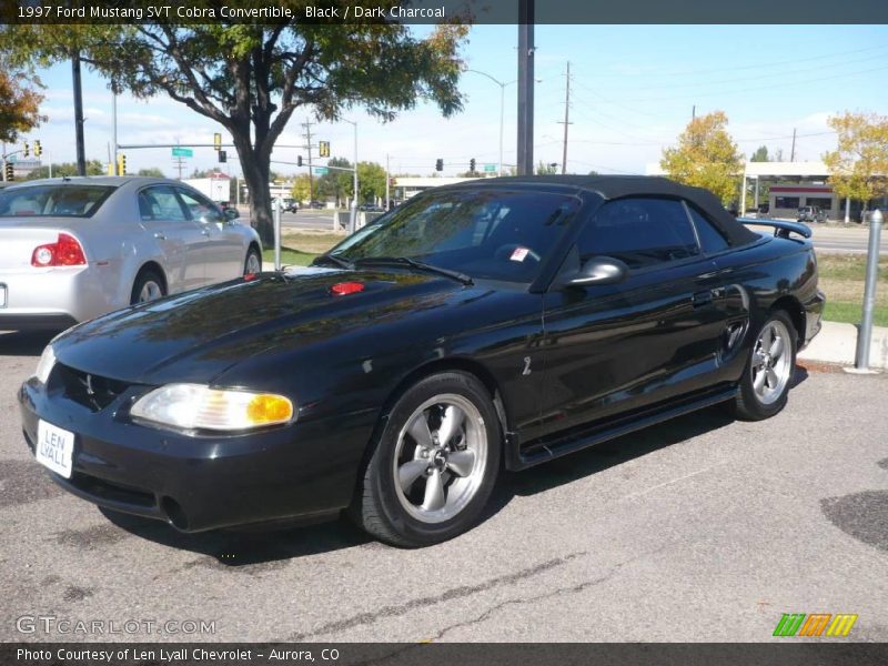 Black / Dark Charcoal 1997 Ford Mustang SVT Cobra Convertible