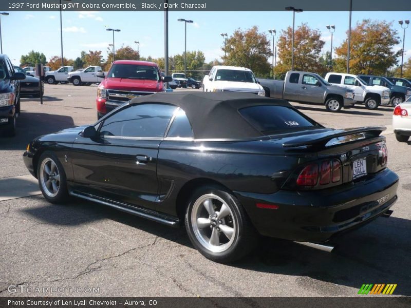Black / Dark Charcoal 1997 Ford Mustang SVT Cobra Convertible