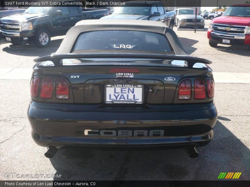 Black / Dark Charcoal 1997 Ford Mustang SVT Cobra Convertible