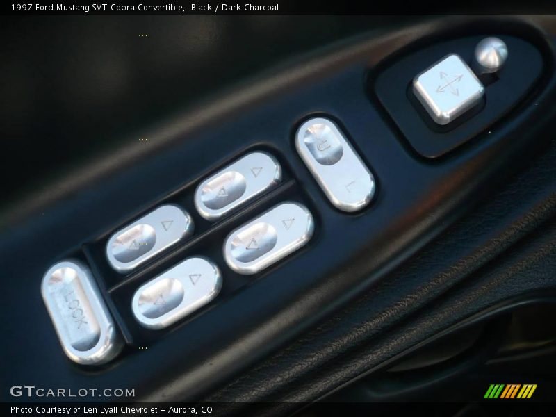 Black / Dark Charcoal 1997 Ford Mustang SVT Cobra Convertible