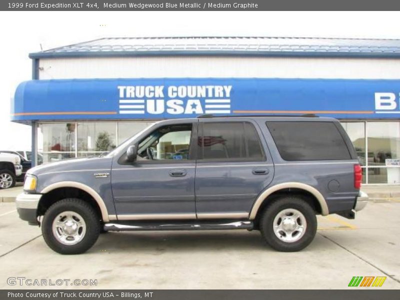 Medium Wedgewood Blue Metallic / Medium Graphite 1999 Ford Expedition XLT 4x4