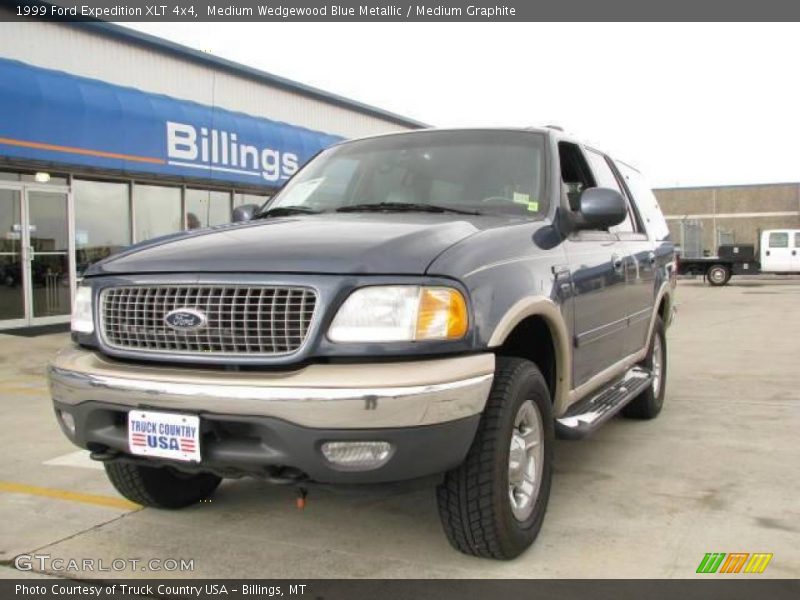 Medium Wedgewood Blue Metallic / Medium Graphite 1999 Ford Expedition XLT 4x4