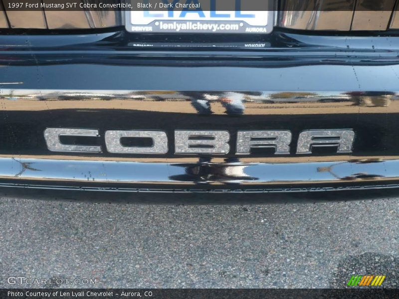Black / Dark Charcoal 1997 Ford Mustang SVT Cobra Convertible