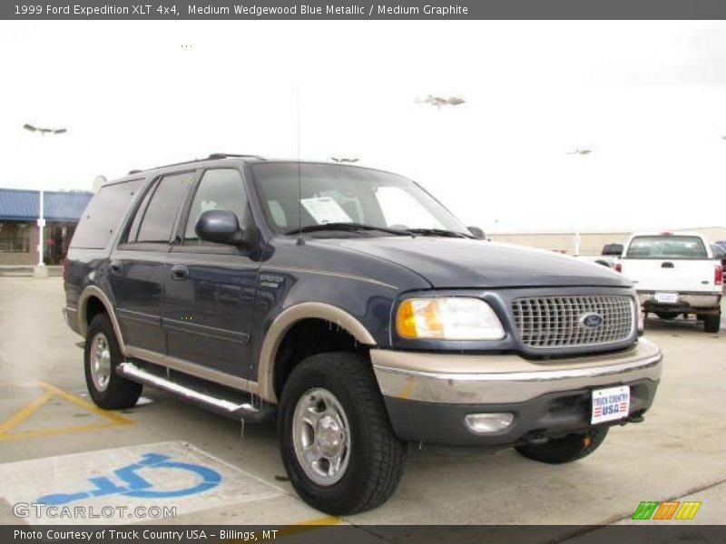 Medium Wedgewood Blue Metallic / Medium Graphite 1999 Ford Expedition XLT 4x4