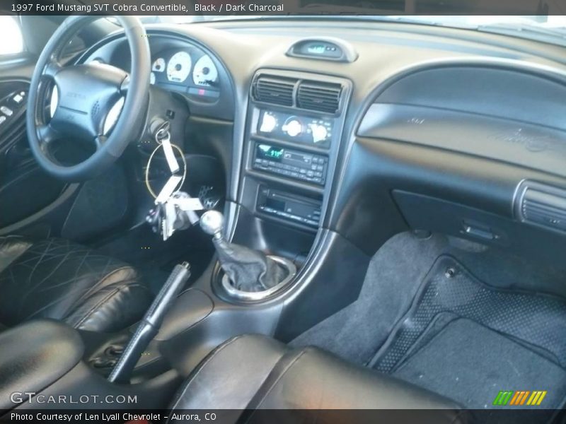 Black / Dark Charcoal 1997 Ford Mustang SVT Cobra Convertible