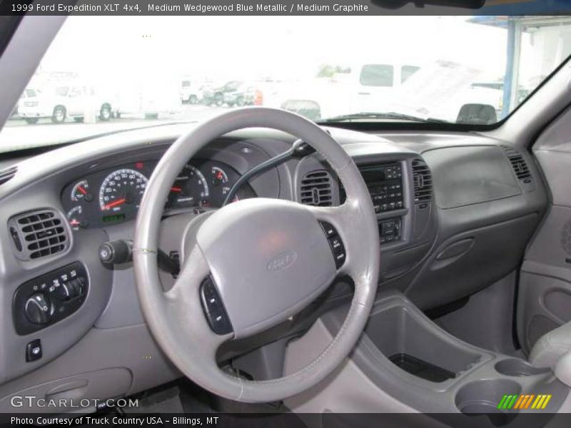 Medium Wedgewood Blue Metallic / Medium Graphite 1999 Ford Expedition XLT 4x4