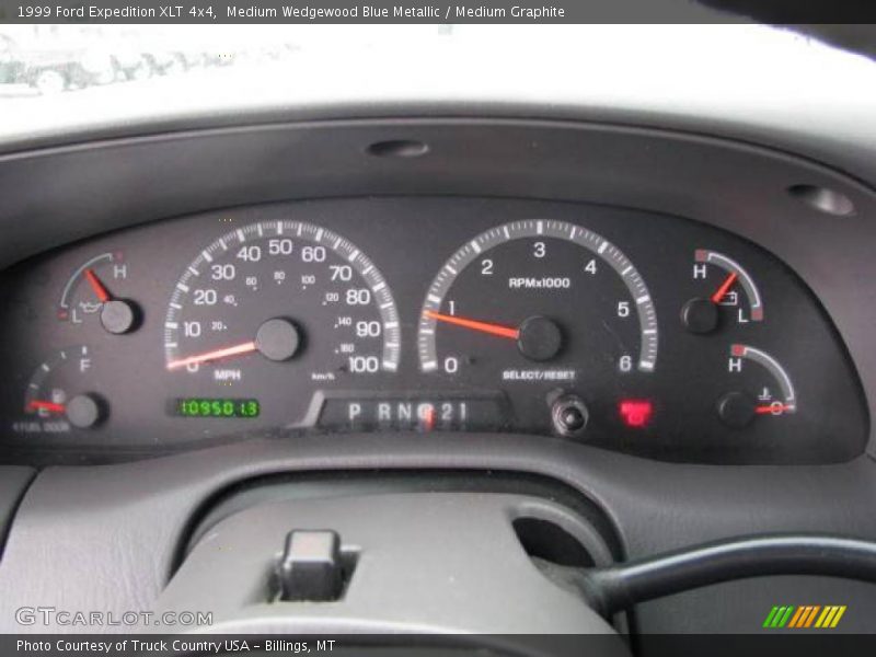 Medium Wedgewood Blue Metallic / Medium Graphite 1999 Ford Expedition XLT 4x4