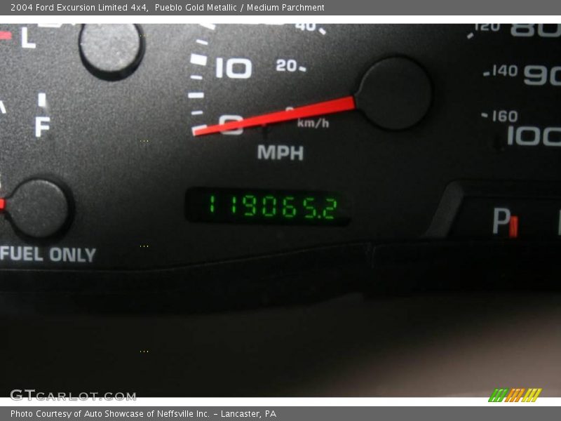 Pueblo Gold Metallic / Medium Parchment 2004 Ford Excursion Limited 4x4