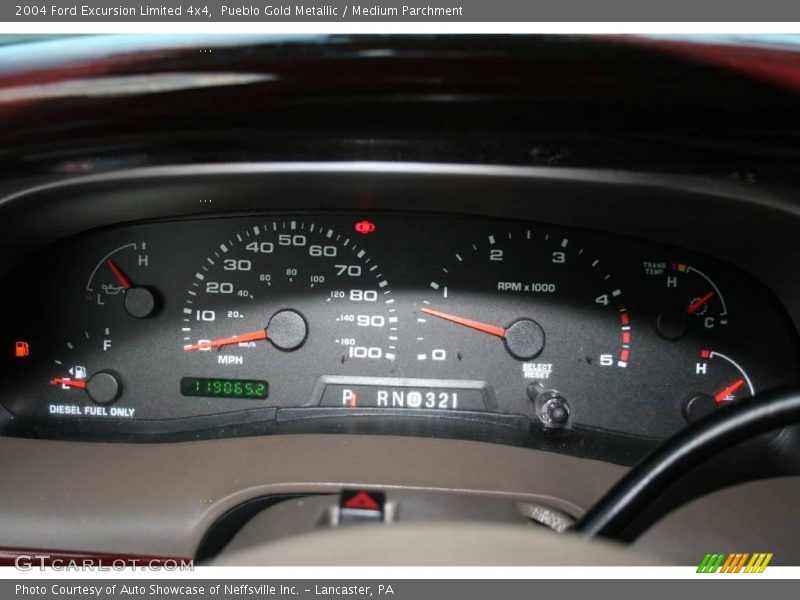 Pueblo Gold Metallic / Medium Parchment 2004 Ford Excursion Limited 4x4