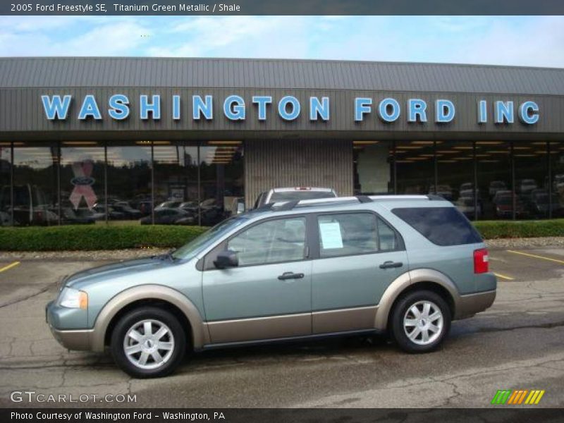 Titanium Green Metallic / Shale 2005 Ford Freestyle SE