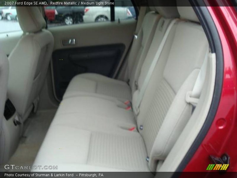 Redfire Metallic / Medium Light Stone 2007 Ford Edge SE AWD