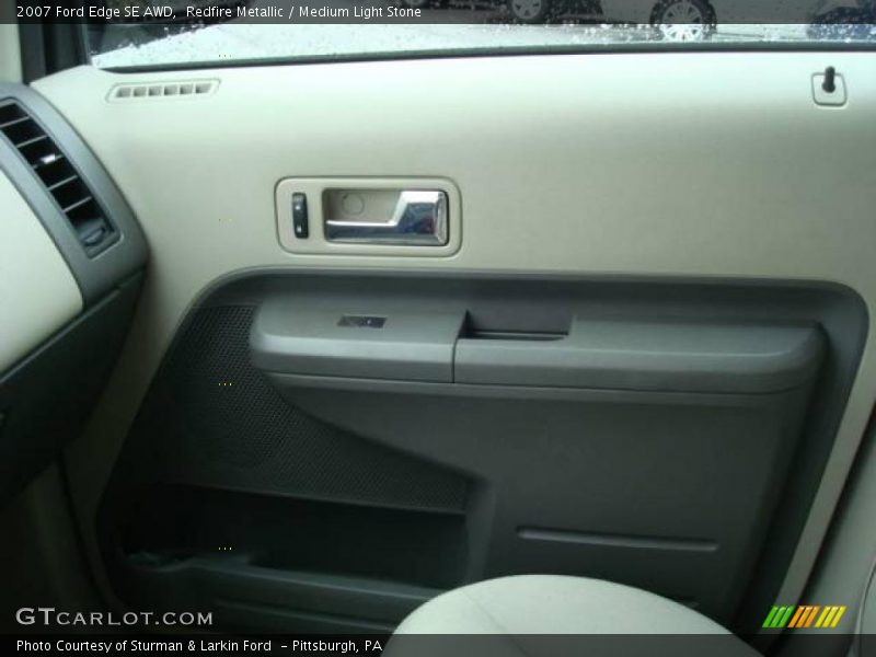 Redfire Metallic / Medium Light Stone 2007 Ford Edge SE AWD