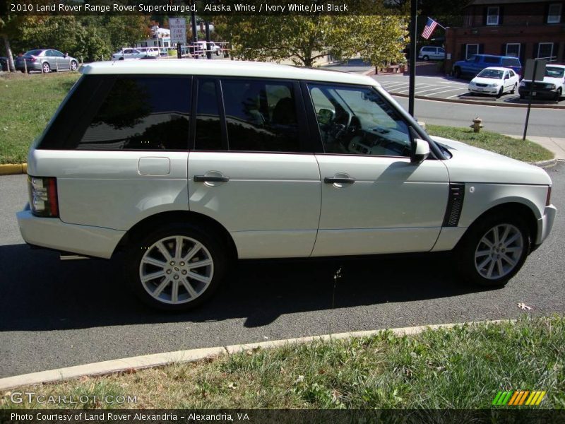 Alaska White / Ivory White/Jet Black 2010 Land Rover Range Rover Supercharged